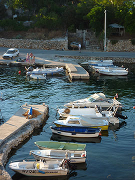 About Lun on the island of Pag, Croatia